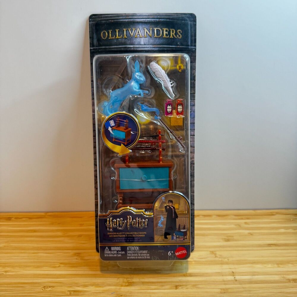 Harry Potter Ollivanders Wand Shop Diagon Alley Playset Mattel 25 Years NIB